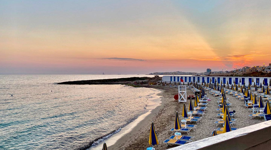 Spiaggia di Piccolo lido a Gallipoli 