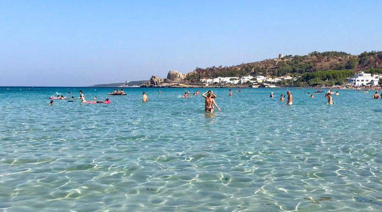 La spiaggia di Lido Conchiglie